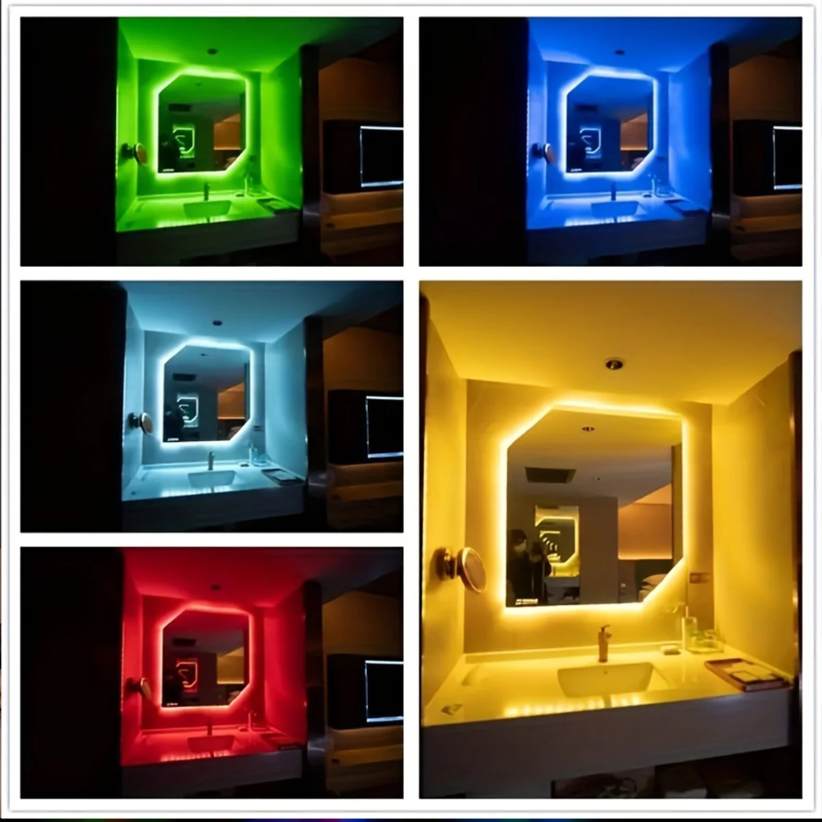 1 шт. светодиодный светильник с питанием от USB и клеем для ТВ-фона подходит