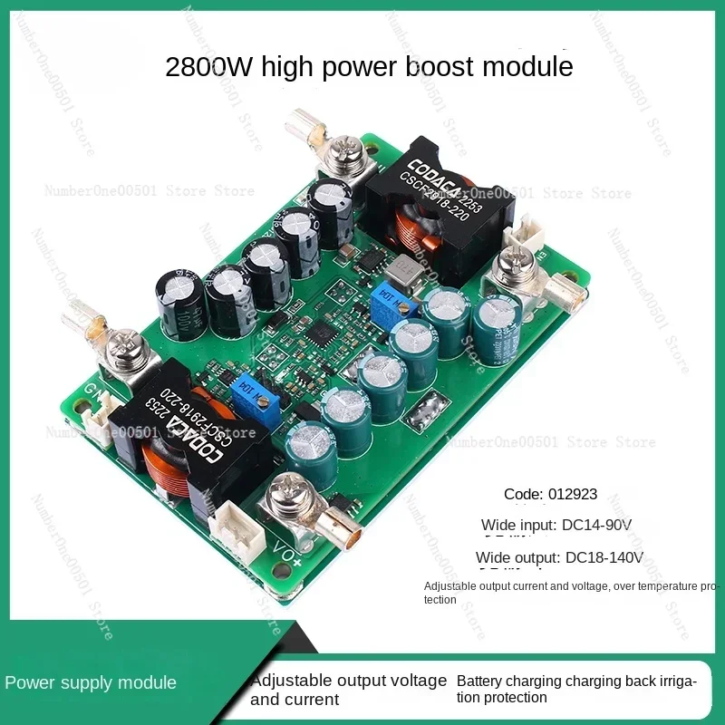 Мощный повышающий модуль постоянного тока мощностью 2800 Вт с постоянным