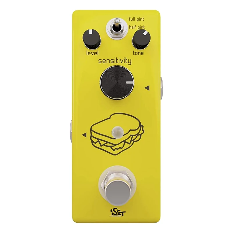 ISET Компрессорная гитарная педаль Sandwich Comp для электрогитары Bass True Bypass