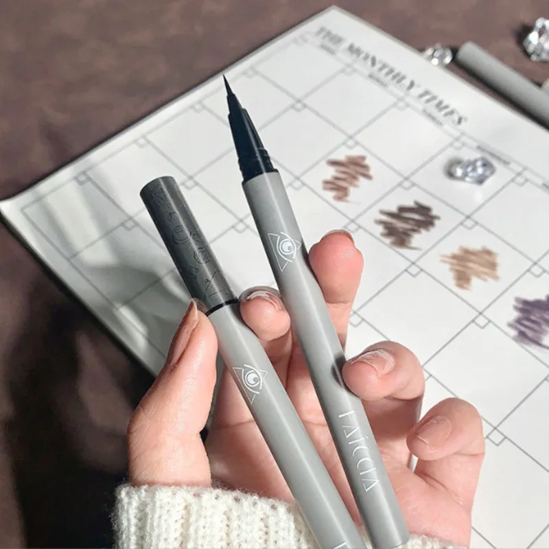 Water Eyebrow Pencil Liquid Pen Draw Eyeliner Lying Silkworm Ultra-fine Tip Tatoo Tint Pigment Makeup Cosmetics |