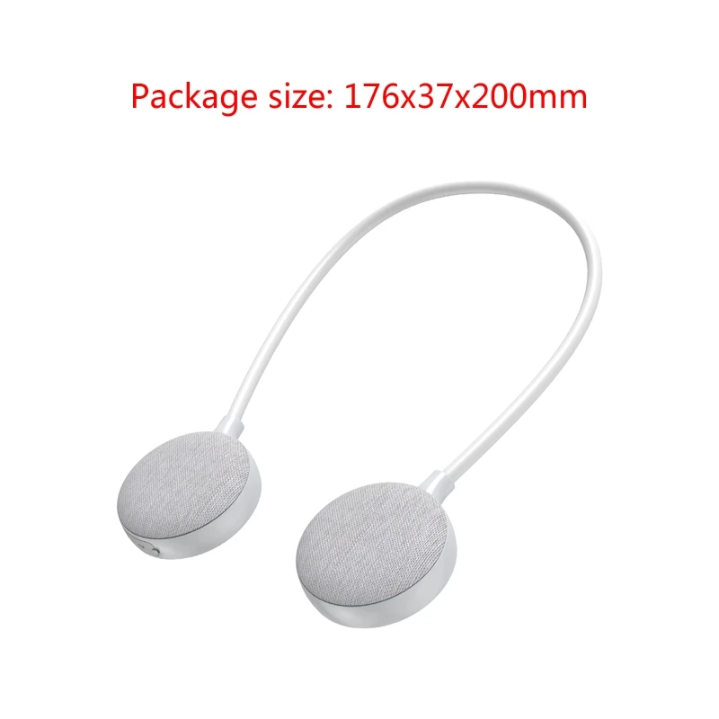 Портативный шейный динамик карта TF проигрыватель легко носить с собой небольшую