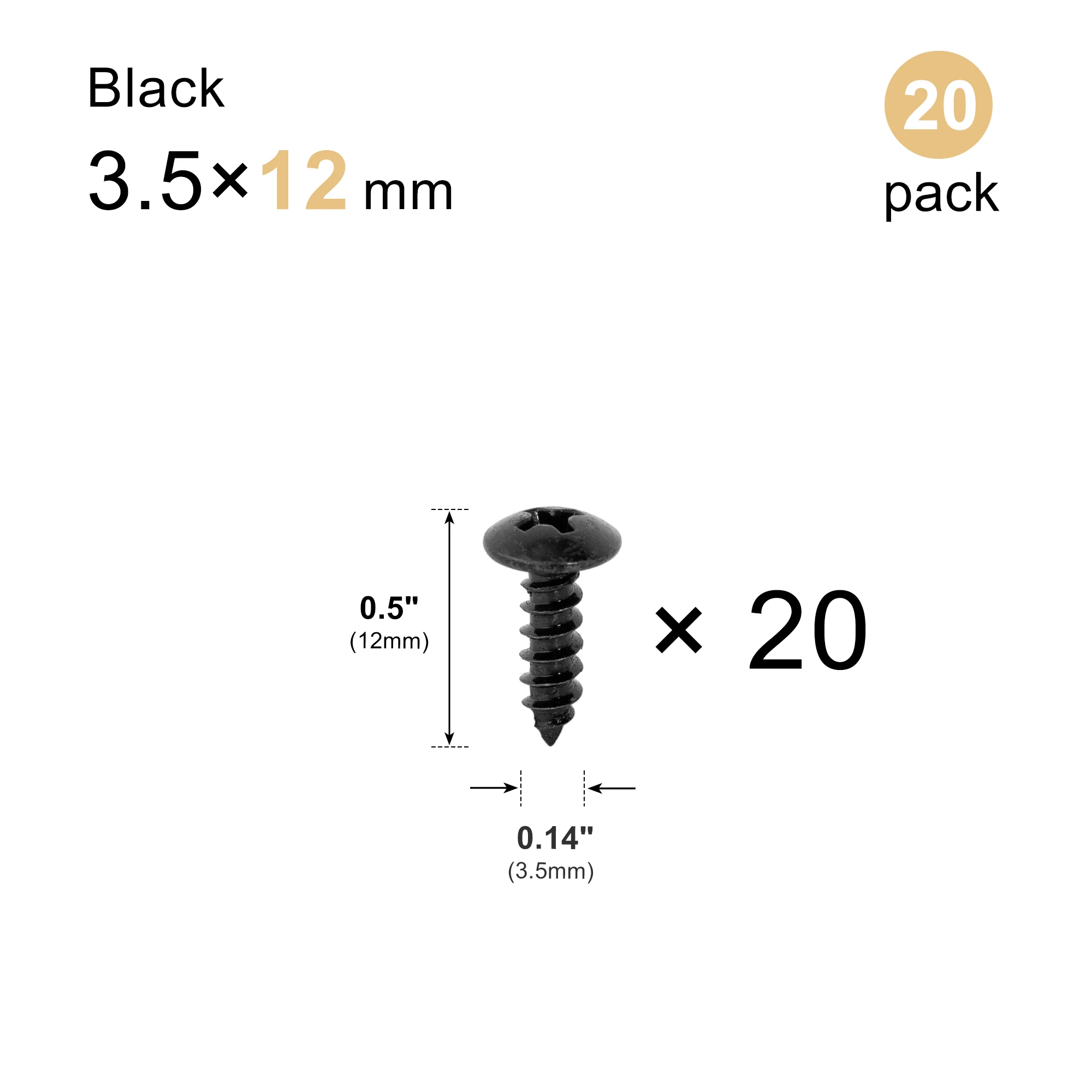 

20 шт. железные шурупы с ферменной головкой Phillips, серебристые, черные саморезы для гипсокартона, столярные шурупы для крепления деревянных мебельных коробок