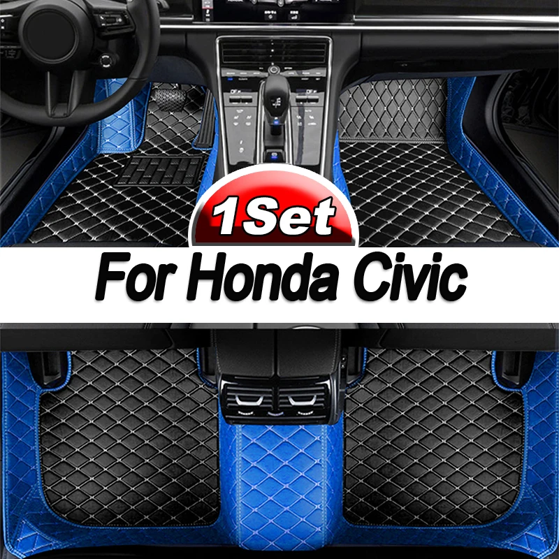 

Автомобильные коврики для Honda Civic 2022-2023, оригинальные автомобильные подкладки для ног, аксессуары для крышки автомобиля