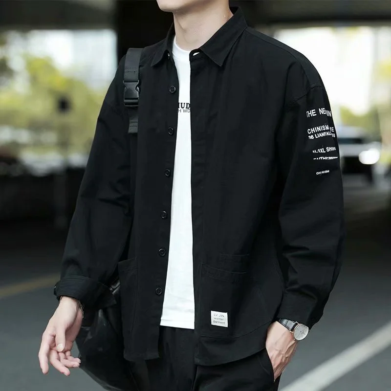 Рубашка мужская демисезонная с длинным рукавом рабочая одежда куртка для защиты