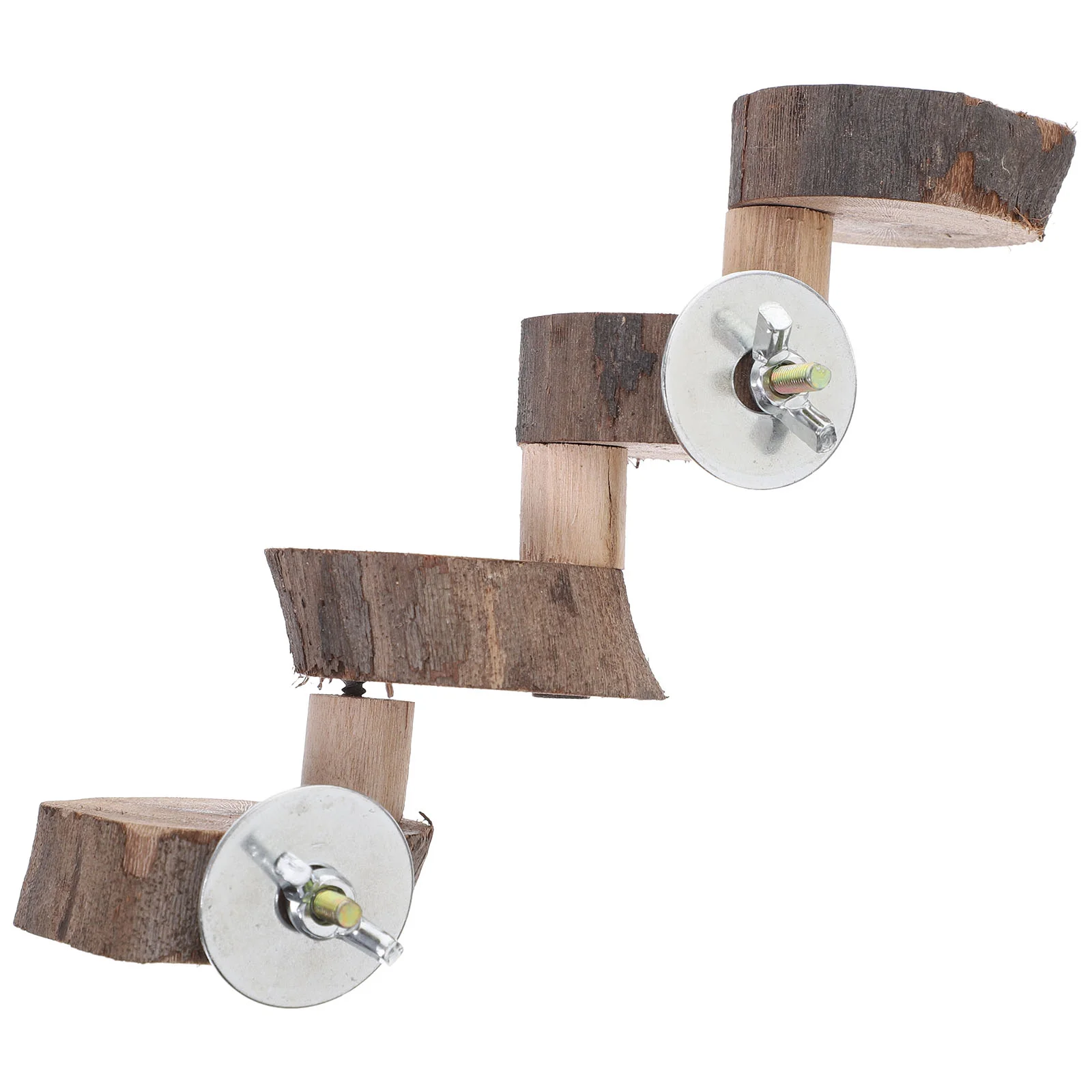

Parrot Stand Hamster Platform Bird Toys Toy Perch Cage Wood Stands Ladder Indoorclimbing Bridge Perches Exercise Chew Budgie