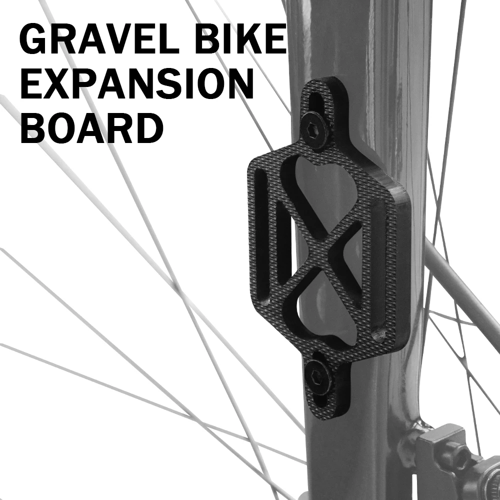 Фото Портативная плата расширения для Gravel Escape Bike, передняя вилка велосипеда, аксессуар, багажник, багажник, стойка, держатель №3