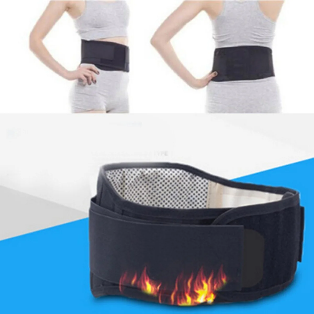 

Support Belt Brace Waist Heating Lower Women Pad Wrap Lumbar Heat Self Heated Pain Abdominal Men Hot Tourmaline Strap Electric