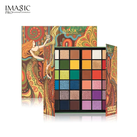 Imagic New 36 Cores Eyeshadow Matte Make Up Palette Shimmer Polé de Paleta Sagrada Paleta Sagrada Graal