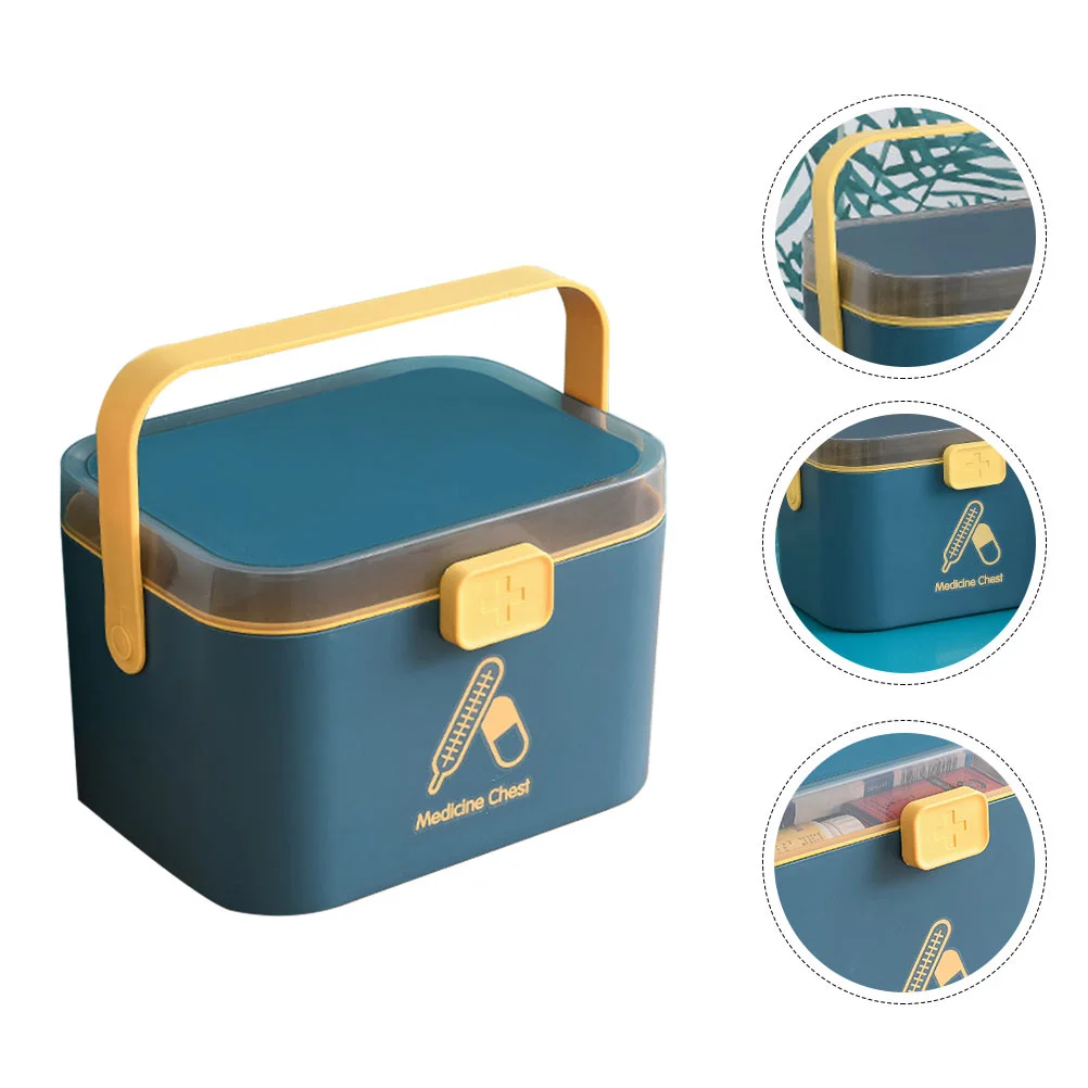 

Boxfirst Aidstorage Organizer Kit Case Containermedicationportable Travelbin Vitaminlock Multi Layer Haandle Lidsorter Dispenser