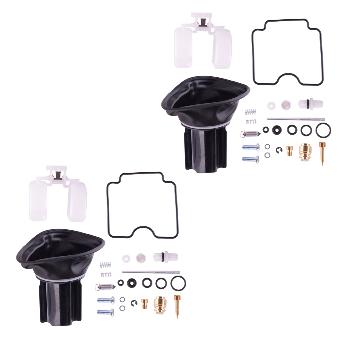

2 Sets Carburetor Diaphragm Float Repair Kit Fit for Yamaha XVS 1100 1999 2000 2001 2002 2003 2004 2005 2006 2007 New
