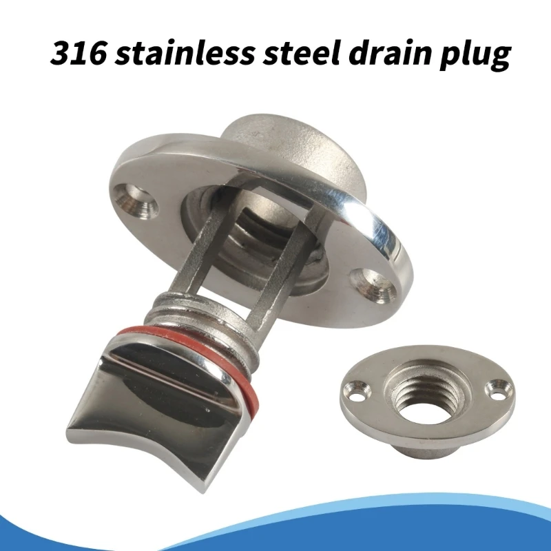 Морские сливные пробки из нержавеющей стали 316 для гарборда лодки простая