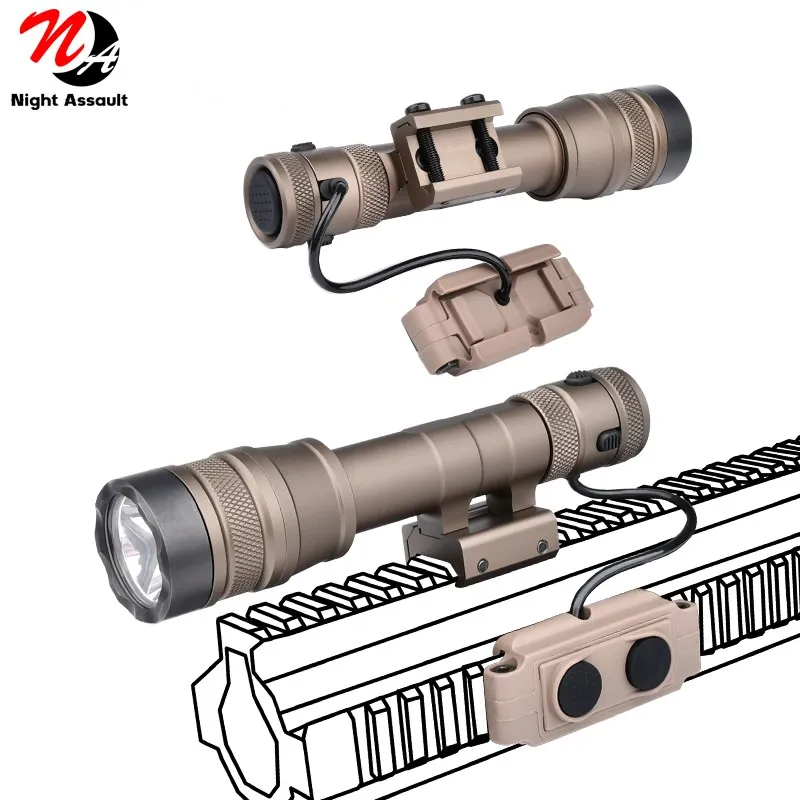 WADSN REIN Weapon Light Cloud Defensive Tactical 1300Lumen  Metal LED White Light Fit Picatinny Rail Hunting scout light