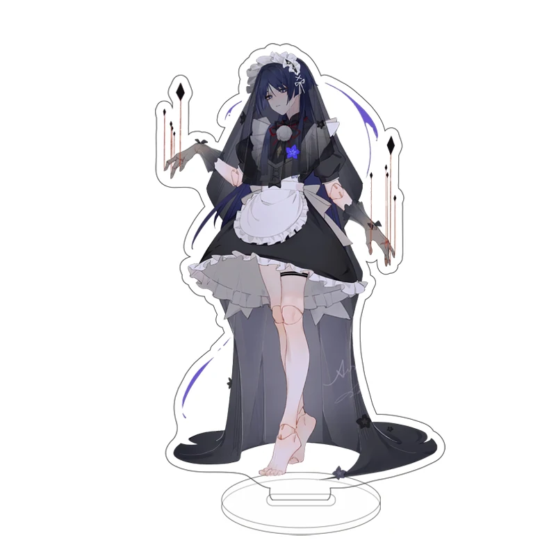 

Anime Figure Genshin Impact Diluc Venti Xiao Zhongli Scaramouche Heizou Cyno Acrylic Stand Model Plate Desk Decor Sign Fans Gift
