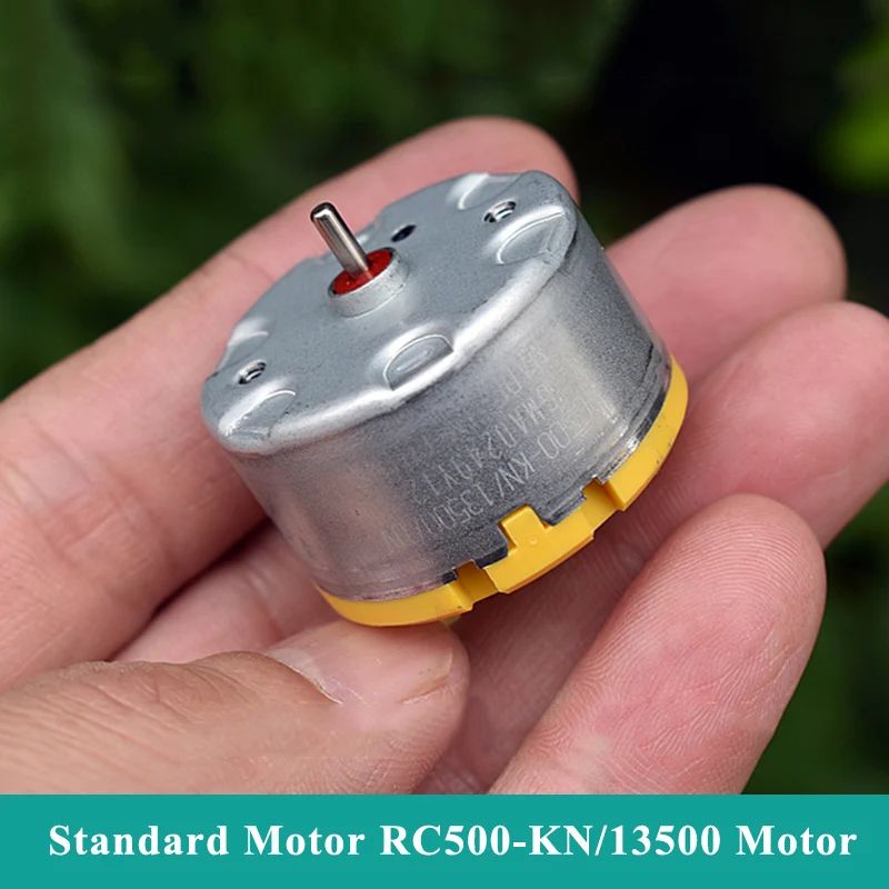 

S.M.C RC500-KN/13500 Micro 500 Motor DC 6V-12V 5400RPM Mini 32mm Diameter Round Motor DIY Home Sweeper Robot Fragrance Machine