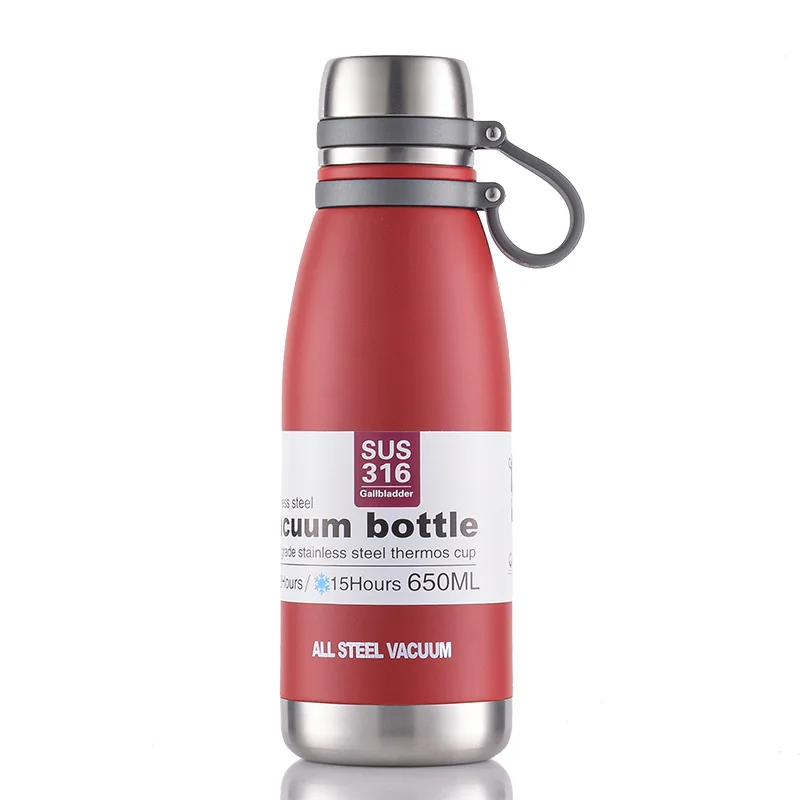 

316 Stainless Steel Thermos Portable Vacuum Flask Insulated Tumbler with Rope Thermal Water Bottle Tumbler Thermocup Thermoses