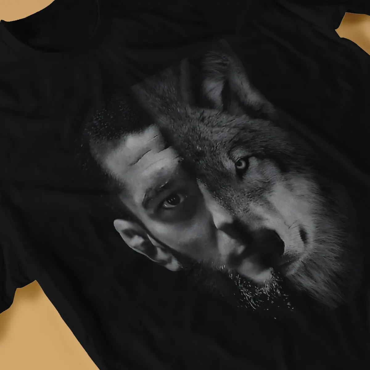 Мужская футболка с коротким рукавом и круглым вырезом из хлопка