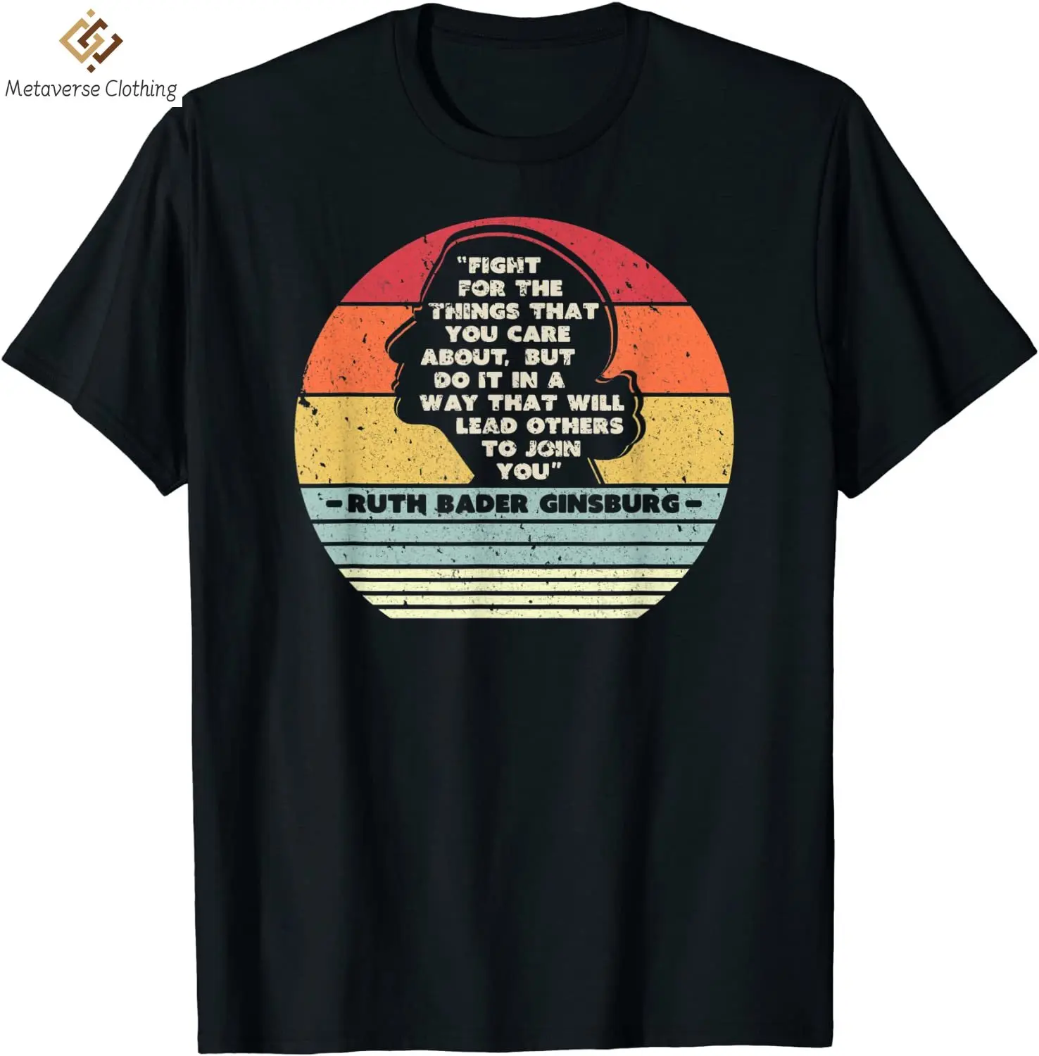 Футболка RBG, повседневная хлопковая футболка, топы, борьба за вещи, о которых вы заботитесь