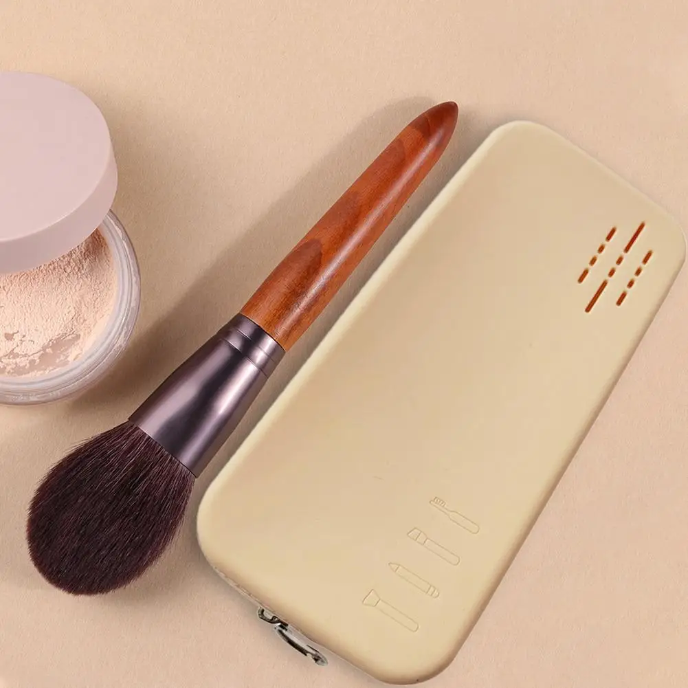 

Travel Makeup Brush Holder with Zipper Silicone Cosmetic Organizer Bag for Brushes Pencils Accessories Portable Cosmetic Bag