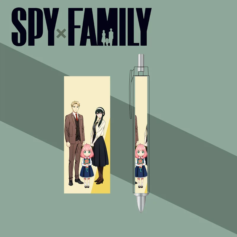 

SPY X Family Ballpoint Pen Gel Pen Automatic Pen Two-dimensional Animation Peripheral Toys Pen Gift
