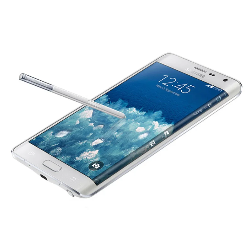 unlocked original samsung galaxy note edge n915 mobile phone us version 4g android 5 6 16mp 32gb rom smartphone free shipping free global shipping