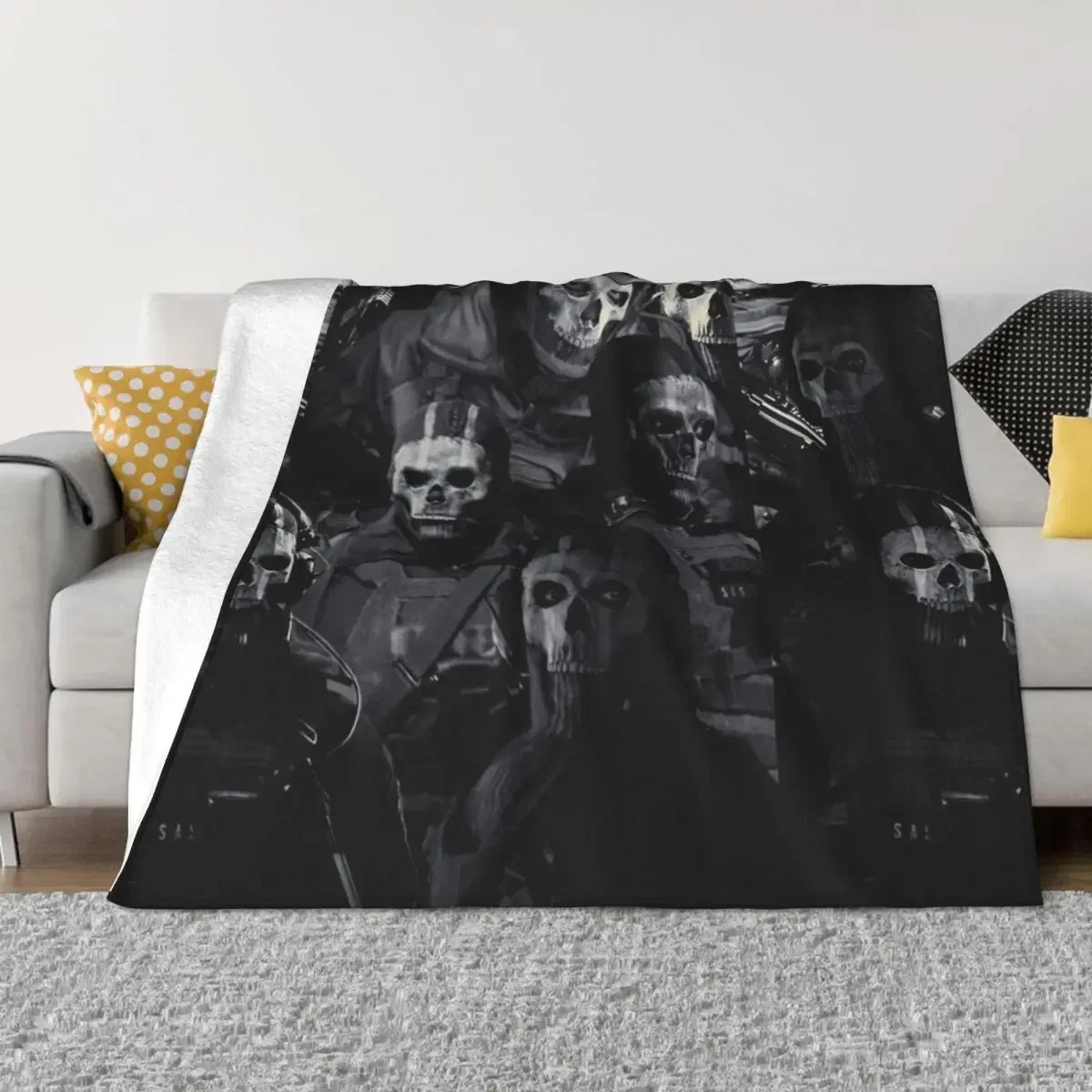 

Фланелевое одеяло с привидениями