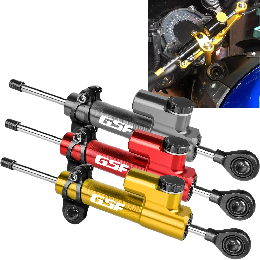 

For SUZUKI GSF 250 600 600S 650 650S 650N 1200 1250 CNC Universal Aluminum Motorcycle Damper Steering Stabilize Safety Control