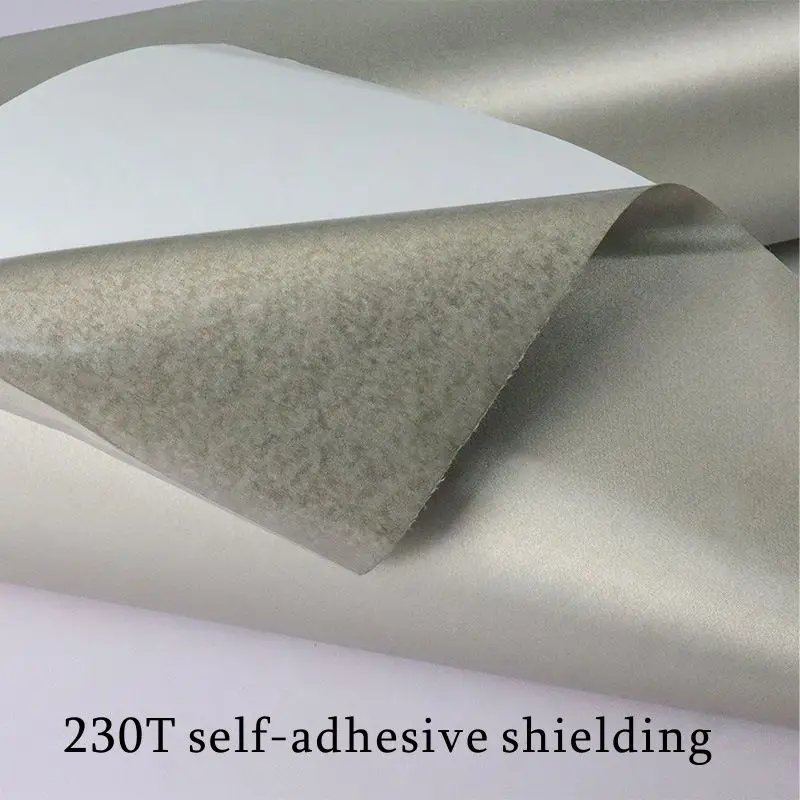 1.35m 230T Self Adhesive Shielding Cloth RFID Wallpaper Fiber Block Blocking WiFi/RF Radiation Singal Anti-Radiation Fabric RFID