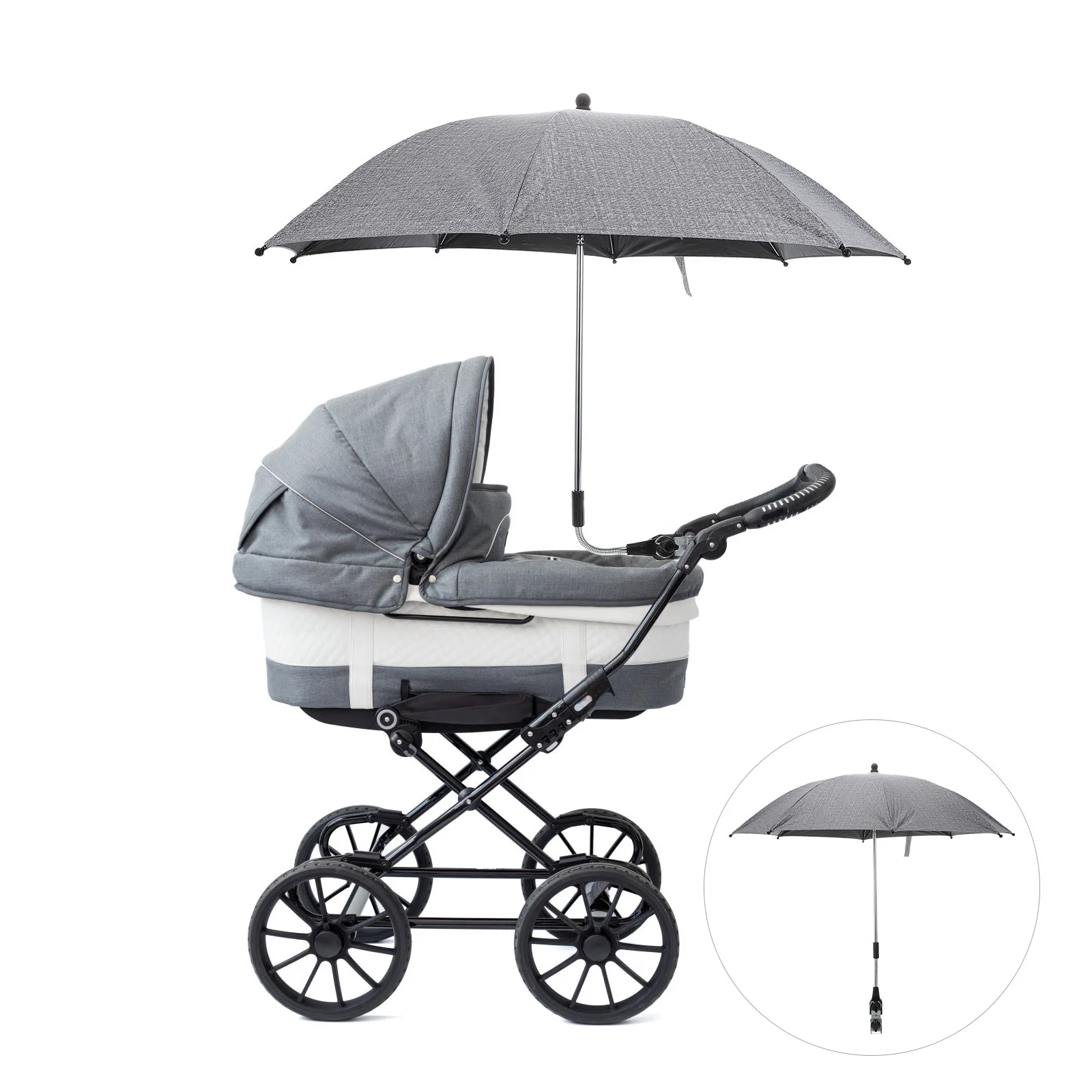 

Детская прогулочная коляска, зонтик для новорожденных, для прогулок и выпускного вечера, экстерьерная Коляска из эластичной ткани, автомобильный держатель