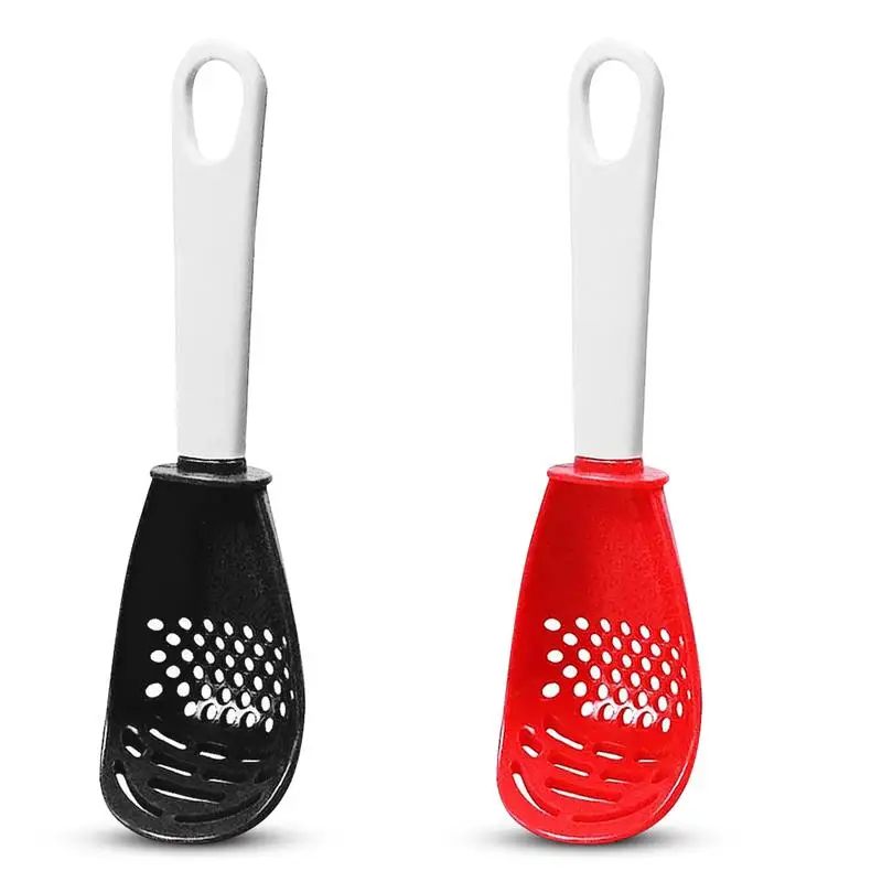 

2pcs/set Multifunctional Cooking Spoon Kitchen tools Skimmer Scoop Colander Strainer Grater Masher Non-toxic Heat-resistant