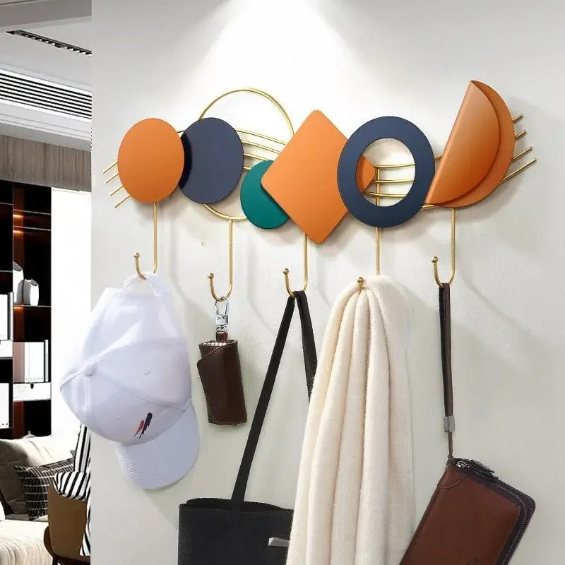 Металлическая вешалка для одежды декоративная прихожая роскошная креативная