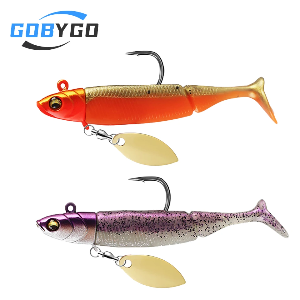 Рыболовные приманки GOBYGO 20 г/95 мм джиг-голова Т-образный хвост силиконовая