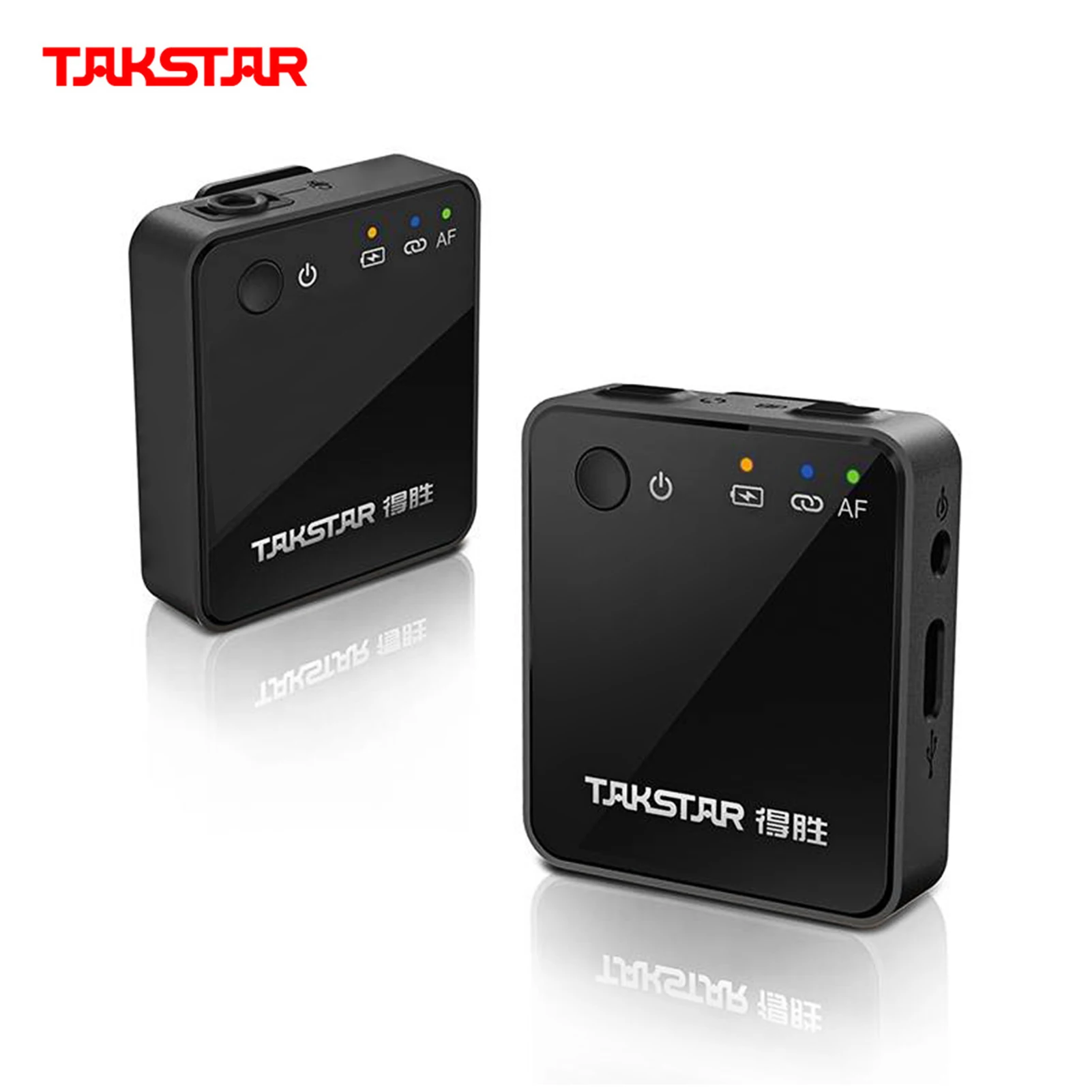 TAKSTAR V1 2 4G беспроводной микрофон Lavalier 50 м дальность передачи с 3 5 мм TRS &amp TRRS аудио