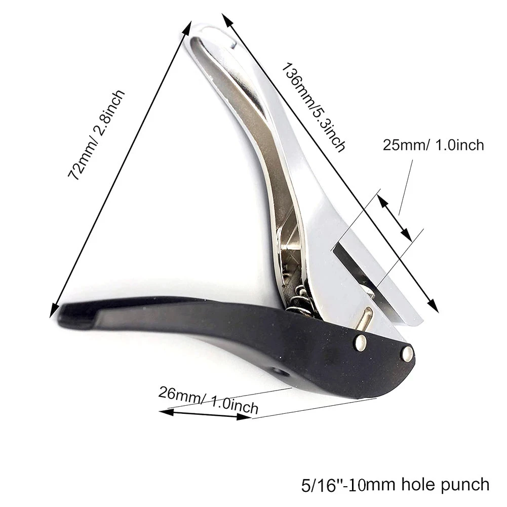 3/6/8/10 мм круглый дырокол для бумаги ручной Дырокол с одним отверстием плоскогубцы