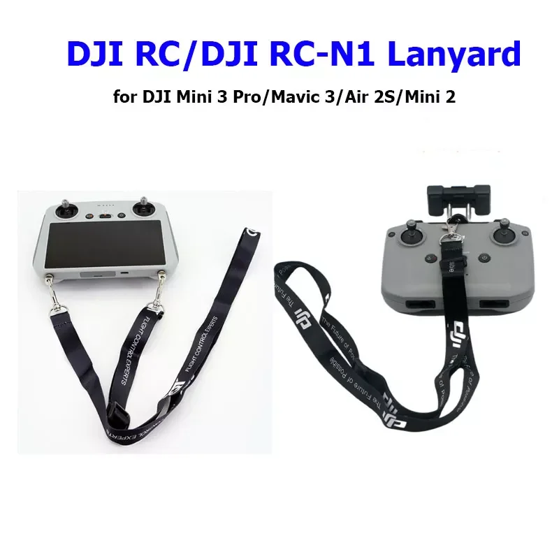 

Drone Accessory Kit Mini 3 Pro/Mavic 3 Remote Controller Lanyard Neck Strap with Fixed Clip Hook for DJI MINI 2/ Air 2S Drone Ac