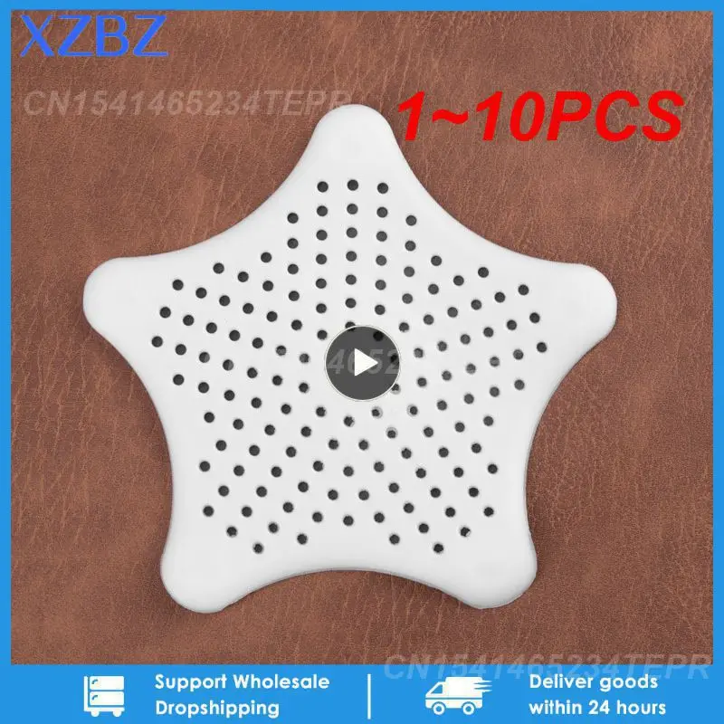 

Цветной пятиконечный фильтр для раковины из ПВХ, 1 ~ 10 шт.