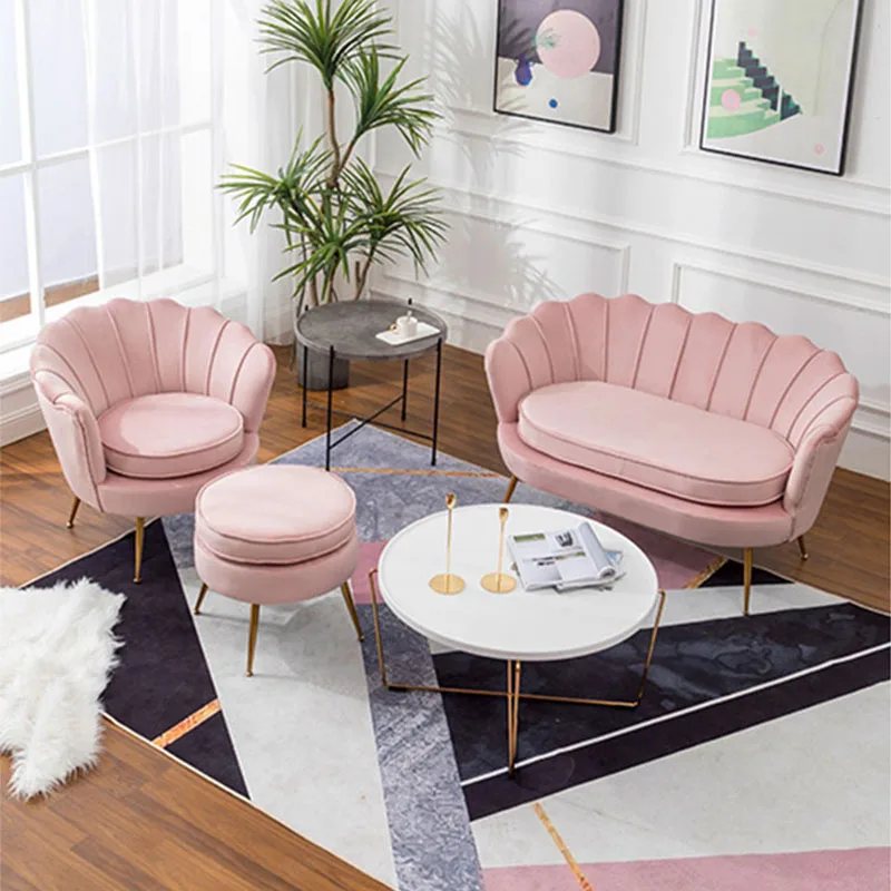 Ergonomic Design Modern Corner Small Sofa Luxury Relaxing Chair Home Furniture