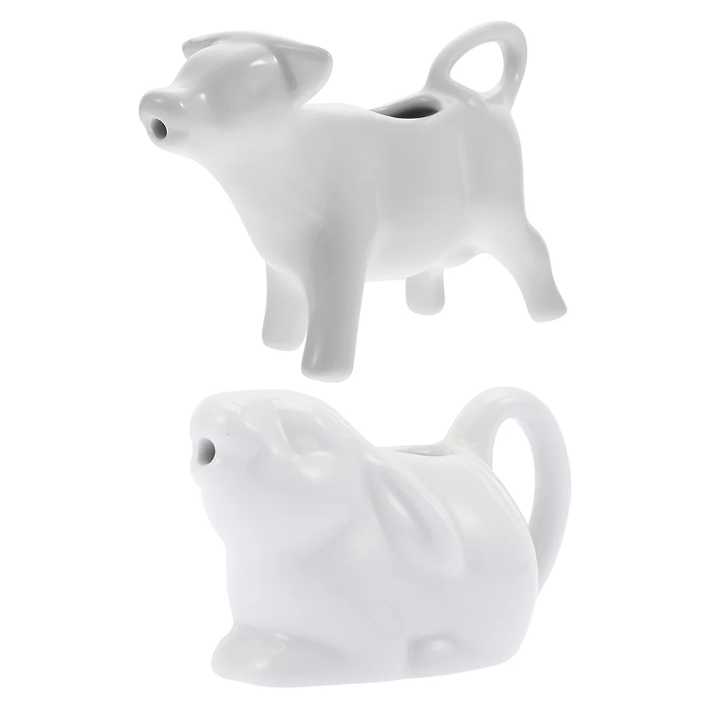 

Creamer Pitcherjug Coffee Ceramic Pourer Sauce Gravy Cow Shaped Animal Cup Dispenser Cups Cream Server Serving Frothing Syrup