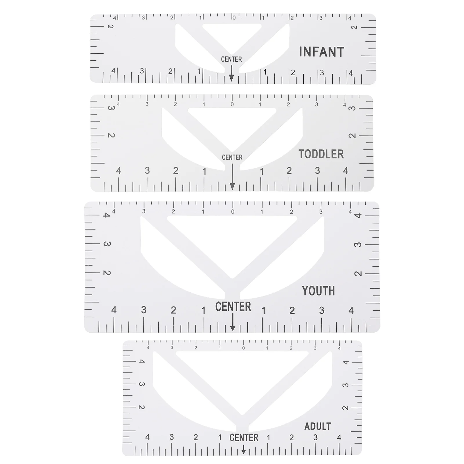 

Shirt T Ruler Tool Guide Alignment Centering Vinyl Craft Size Chart Crew Neck Clothing Placement Square Tee Quilt Printable