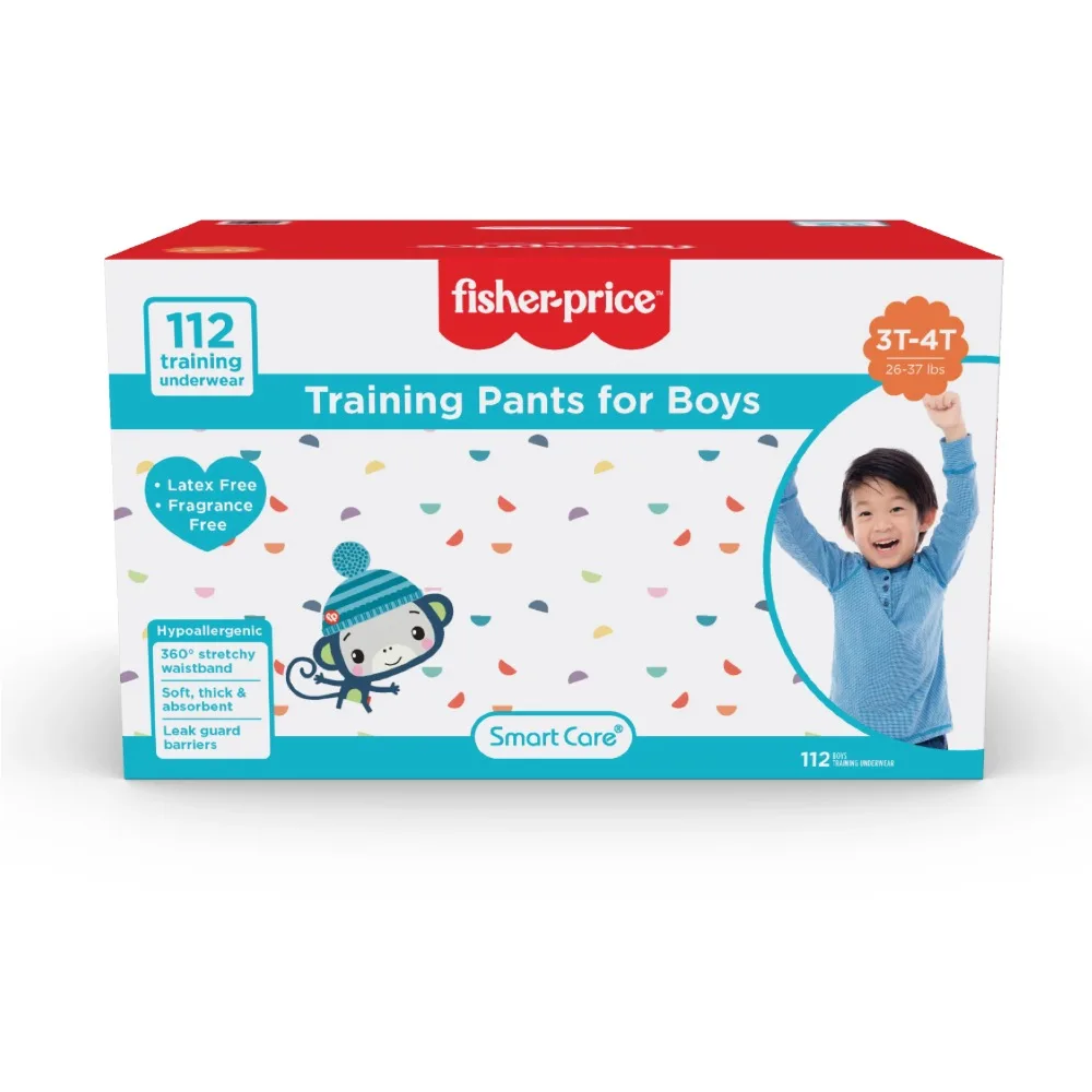 

Boys Potty Training Pants, 3T-4T, 112 Count Baby Accessories