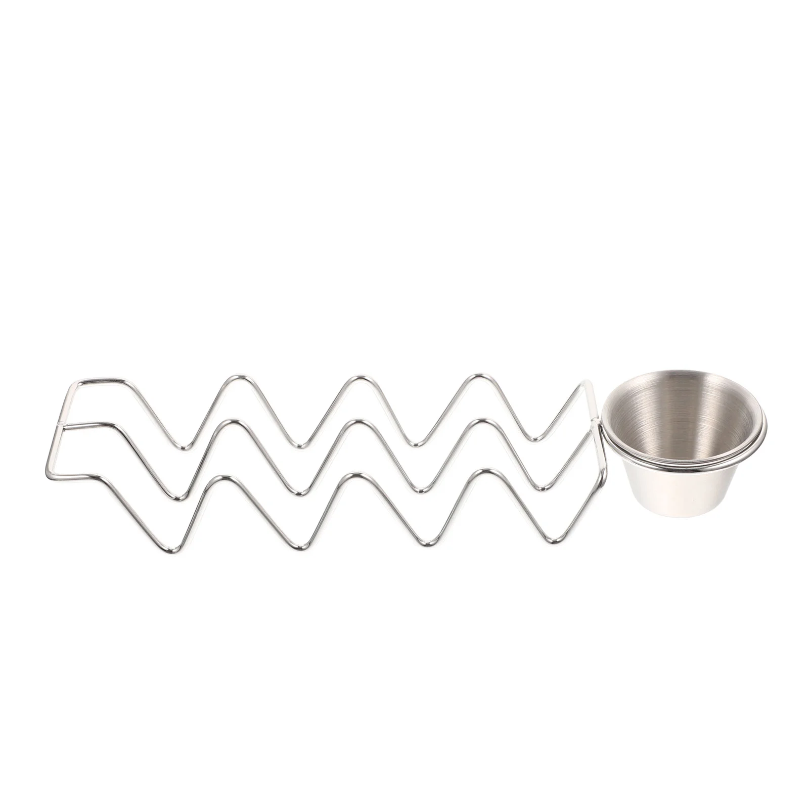 

Taco Stand Holder Tortilla Plates Rack Shell Cuppans Sheet Cookie Bake Air Tray Sauce Mexico Stainless Pancake Platters Bowl