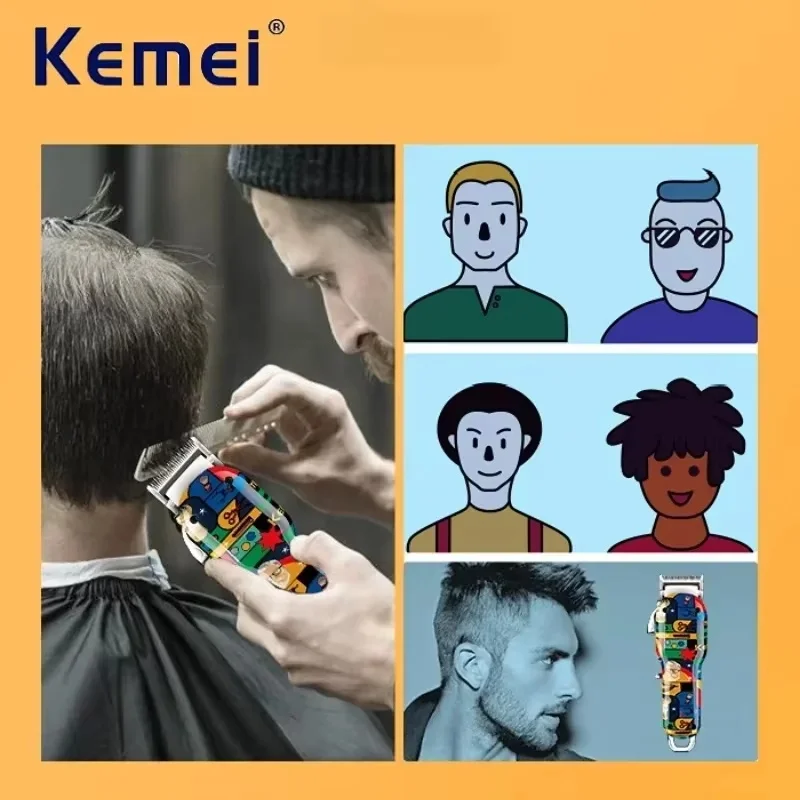 Электрическая машинка для стрижки волос Kemei KM-MAX2092