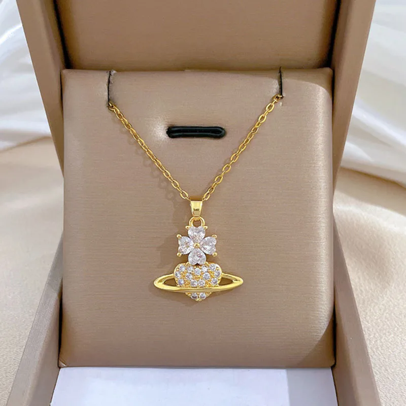 Женское винтажное ожерелье из меди, с крестом Женское винтажное ожерелье из меди, с крестом