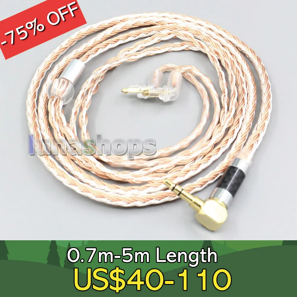 2 5 мм 4 XLR 16 ядер посеребренный OCC смешанный кабель для наушников Sony MDR-EX1000 MDR-EX600