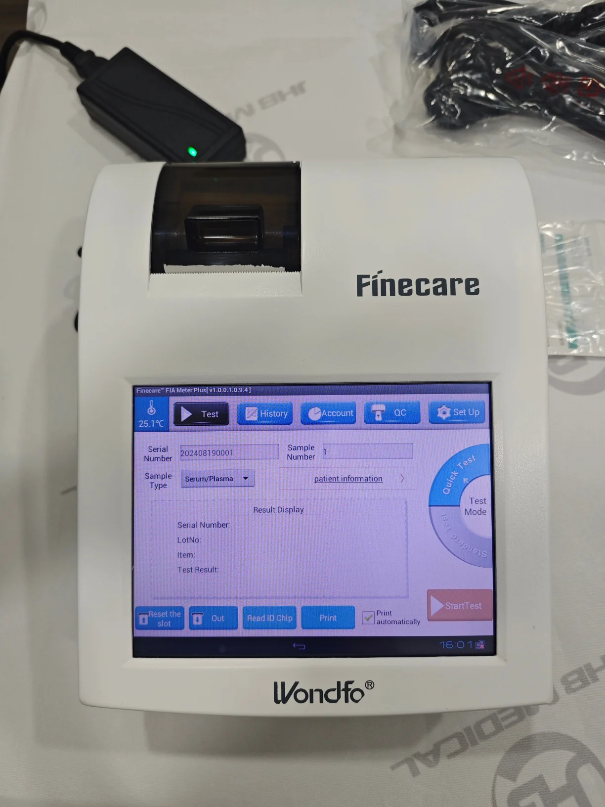 Анализатор флуоресценции Wondfo FIA FS-114 HbA1c TSH FT3 FT4 PSA Тестовые комплекты