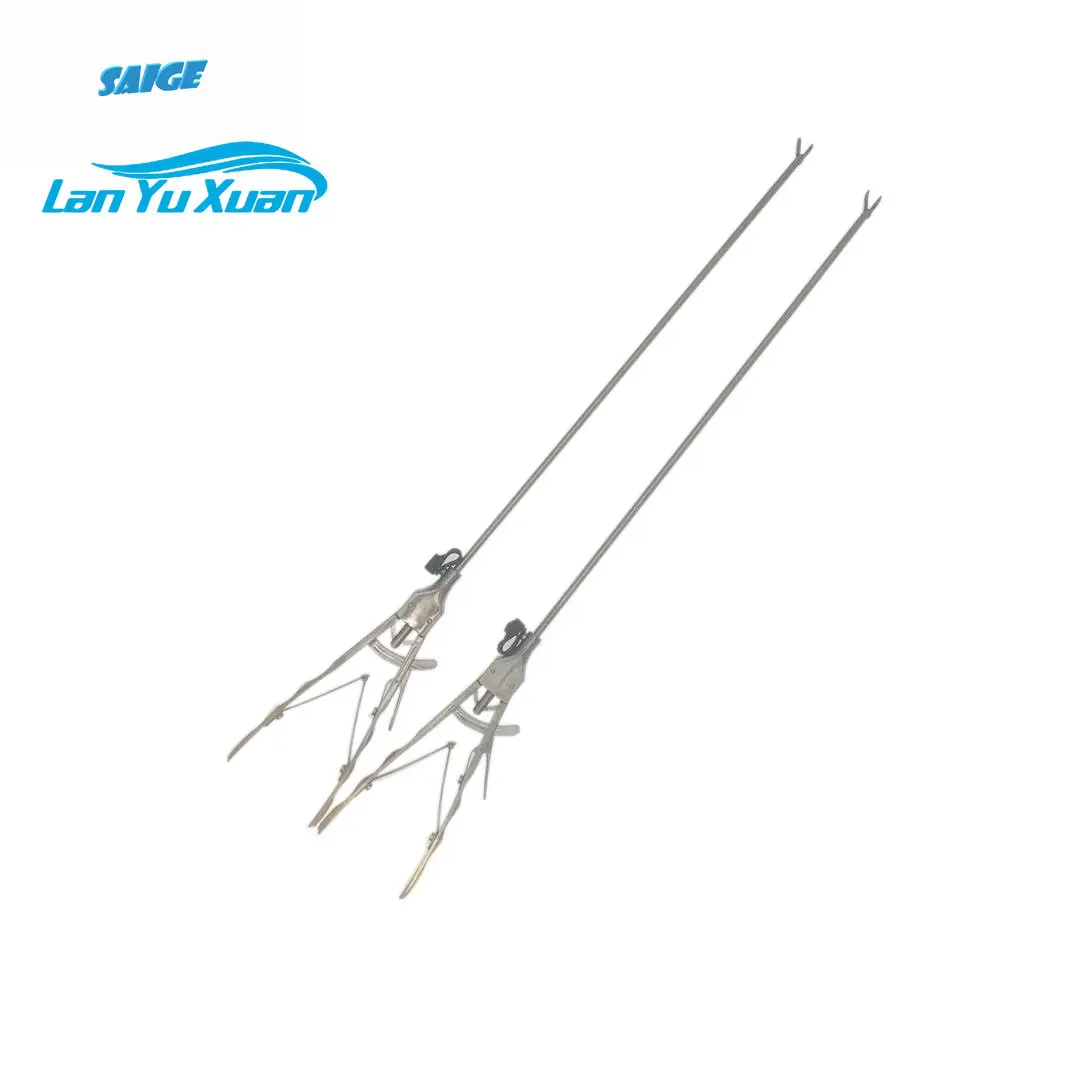 

V-образный держатель иглы для лапароскопии, ручка с золотым покрытием