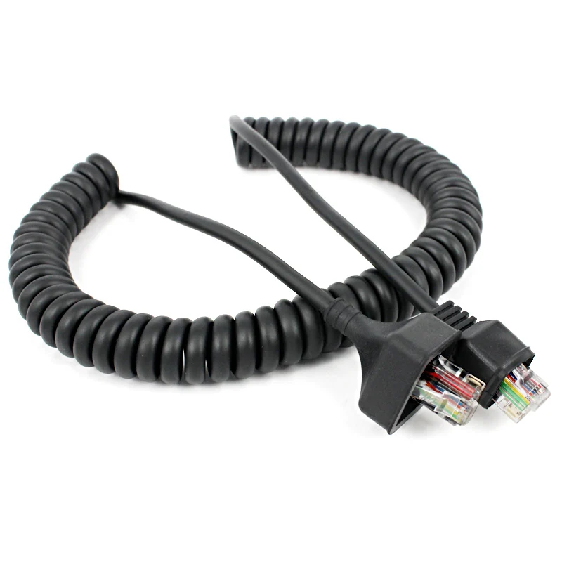 

1pc Microphone Cable Mic For Kenwood TK-868G TK-768G TK-862G TK-8100 160cm Cord