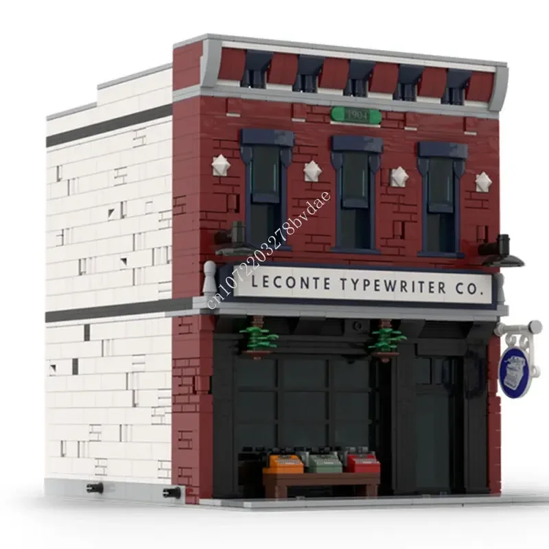 

2637PCS Moc Building Blocks LeConte Typewiter Company Street View Building Technical Bricks DIY Assembly Construction Toys Gifts