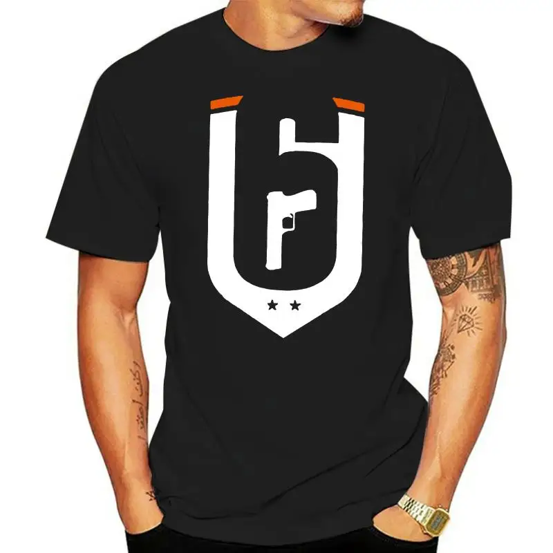

Roinbow Six Siege Short Sleeve Men Cool T-shirt Crew Neck Slim Fit Top Block S-4XL