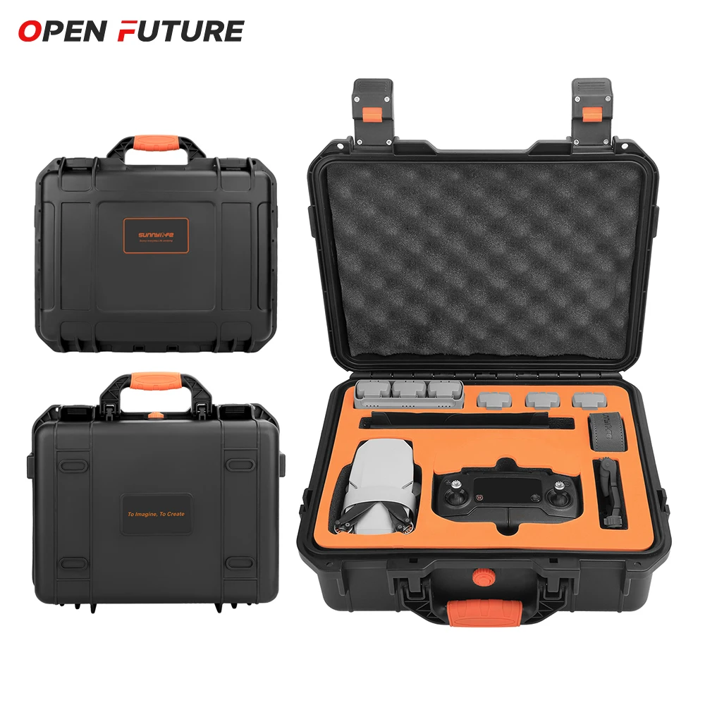 

Waterproof Hard Carry Case Bag High-strength Anti-compression Protective Suitcase For DJI RS 3 / Mini SE/2/1/AIR 2S/ 2/Mavic 3