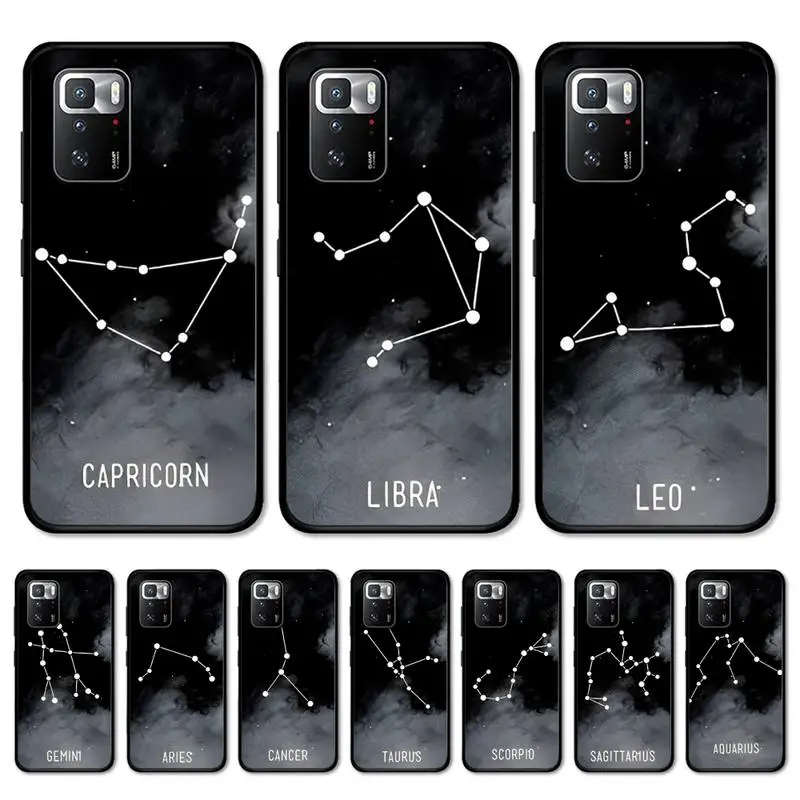 

Twelve constellations Phone Case for Redmi Note 8 7 9 4 6 pro max T X 5A 3 10 lite pro